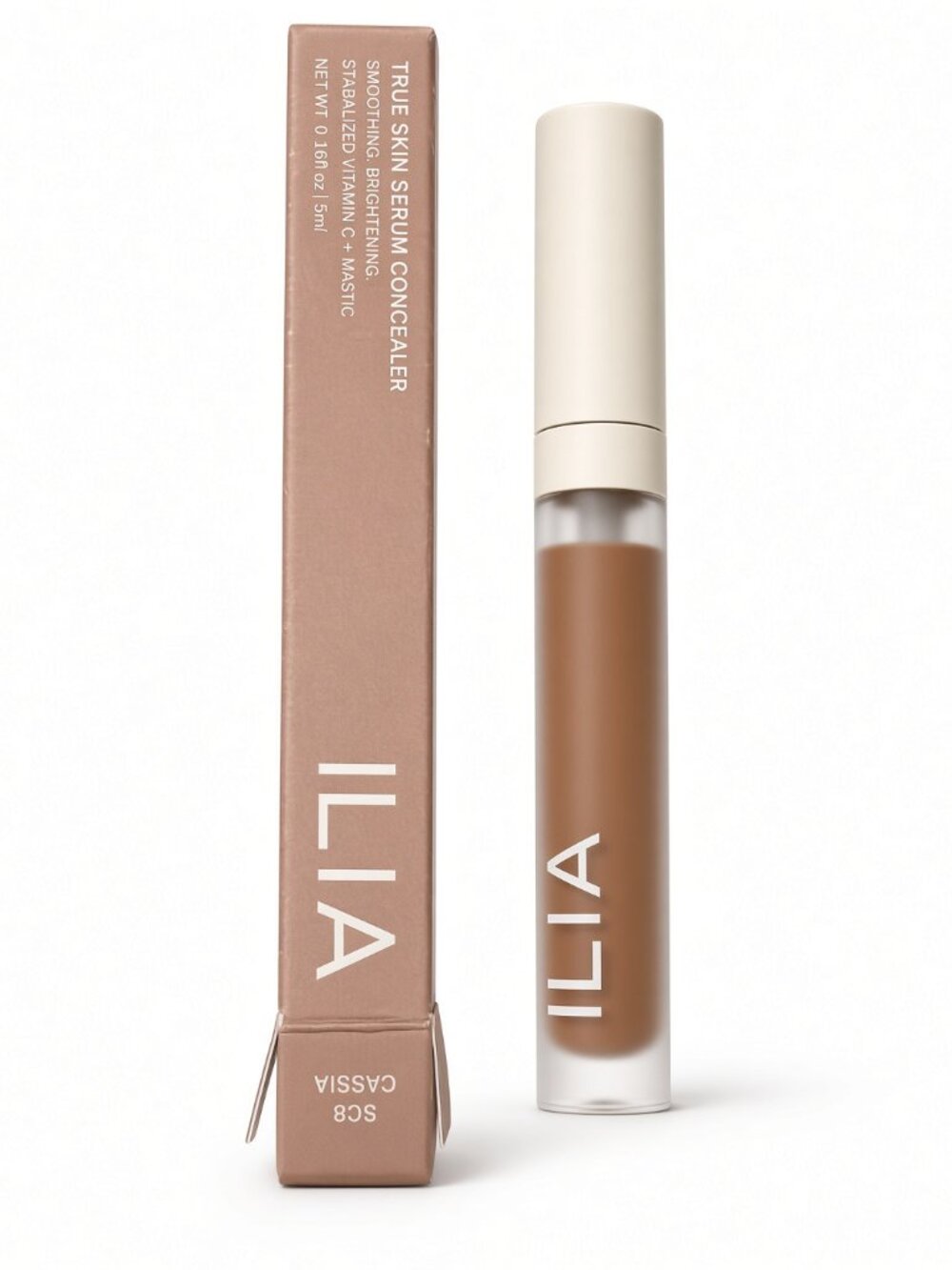 ILIA True Skin Serum Concealer Cassia SC8 Deep Tan Full Coverage New